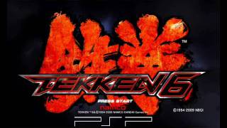 Tekken 6  PSP Main Menu Theme [upl. by Nielson]