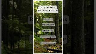 Pillars of Ayurvedic Lifestyle ☺️🤔 ytshorts ayurvedic lifestyle [upl. by Lockwood]