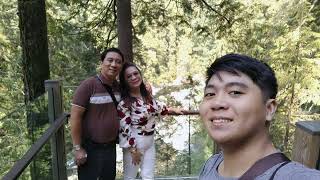 Tour at Capilano Suspension Bridge Park Vancouver Canada 🇨🇦 [upl. by Eceinahs]