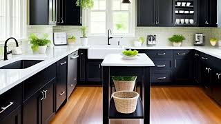 10 Black Kitchen Cabinets Design Prepare to Be Amazed [upl. by Niarbo]