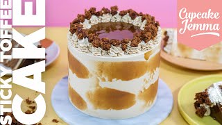 Ultimate Sticky Toffee Layer Cake Recipe  Cupcake Jemma [upl. by Lacey]