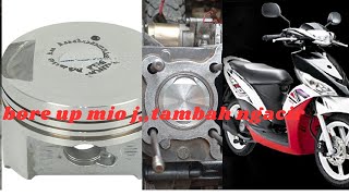 mio j bore up 54mm dan klep standar [upl. by Luhem]