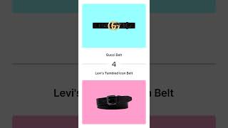 Gucci Belt VS Levis Tumbled Icon Belt [upl. by Egnalos]