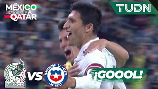 ¡LETAL Cabezazo y gol de Jordan Silva  México 21 Chile  Amistoso Internacional  TUDN [upl. by Nosmirc12]