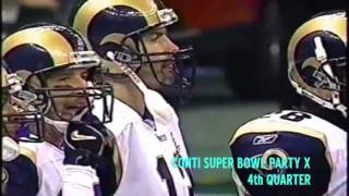 2001 PATRIOTS SUPER BOWL XXXVI 36 PARTY  Fan Reaction  232002 4th Quarter  1618 [upl. by Nicoline441]