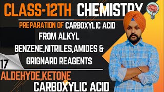 From Alkylbenzenenitrilesamide amp Grinard Reagents•Class12th Che•Lec17th•BI [upl. by Nylyak]