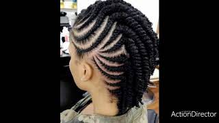 34 Latest kinky twist hairstyles trending 2020 Short kinky  Natural Twist and Lock 2020 [upl. by Henley]