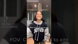 POV charli forgot to add the sound😭😂 funny charlie fanpage trend tiktok shorts [upl. by Selby931]