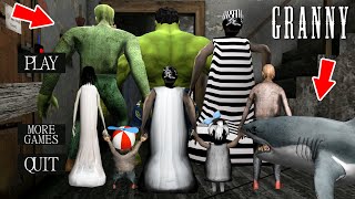 Playing as ALL NEW BOSSES vs Shark vs Prisoners  NEW Granny MOD  Gameplay Animation Megamix 2 [upl. by Yaned]