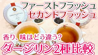 【紅茶レビュー】ルピシア ファーストフラッシュとセカンドフラッシュを飲み比べ！「緑茶みたい？」「マスカテルフレーバー？」違いを解説！【LUPICIA】 [upl. by Zuleika452]