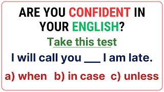 English Grammar Test 🌟 If you pass this test your English is excellent [upl. by Hagerman]