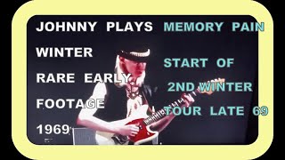 JOHNNY WINTER MEMORY PAIN LIVE COLOR FOOTAGE BLUES ROCK FESTIVAL IN 1969 [upl. by Kermit964]