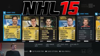 NHL 15 HUT MY BEST PACKS SO FAR 2014 [upl. by Dlorah]