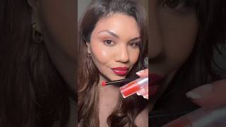 Cherry lips 🍒cherrylips lipcombo lipsticktutorial falllipcombo [upl. by Ramalahs737]