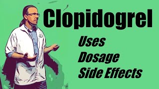 clopidogrel 75 mg uses dosage and side effects [upl. by Rim]