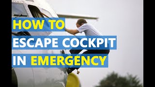 AIRCRAFT  Cockpit Emergency Escape Rope [upl. by Nnahgiel272]