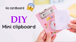 How to make mini clipboard  diy mini clipboard  diy paper clipboard [upl. by Kolodgie]