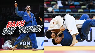 Judo Baku GS 2024  DAY 3 Highlights [upl. by Eltrym]