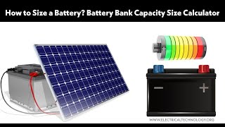 Battery amp Load Sizing Calculation for an Off Grid Solar Power System Design [upl. by Plate305]