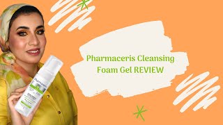 ريفيو غسول فارماسيرز الفوم  افضل غسول للبشرة المختلطة  REVIEW Pharmaceris cleansing foam gel [upl. by Kellie256]