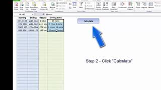 Calculate Distance Between British Post Codes in Excel [upl. by Marmawke]