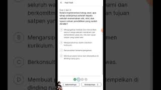 Kunci Post Test Modul 4 Mendalami Visi Misi dan Tujuan Pendidikan PAUDSMA merdekabelajar shorts [upl. by Gelhar]