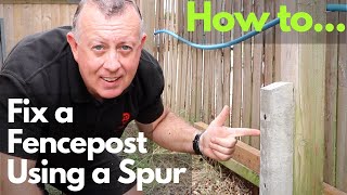 The Easy Way to Fix a Fencepost [upl. by Rouvin353]