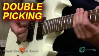 GUITAR TECHNIQUE Double Picking [upl. by Yarrum387]