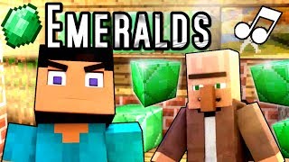 ♪ quotEmeraldsquot  A Minecraft Parody Music Video [upl. by Odrawde]