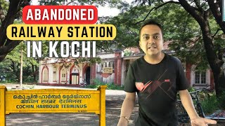 Abandoned Railway Station in Kochi 😬 Marine Drive Broadway [upl. by Cyrill]