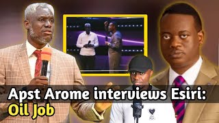 Apostle Arome Osayi interviews His Pastor Rev Esiri [upl. by Ahsilla830]