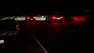 Corvette C8 vs Mustang 10 speed both STOCK [upl. by Darwen]