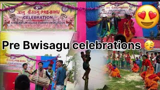 Kokrajhar Law college PreBwisagu celebration 2024🥰🥳 celebration kokrajhar kalpanabrahma34 [upl. by Terchie531]