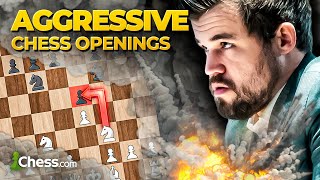 The Top 5 Best Chess Openings For Aggressive Beginners [upl. by Lowell]