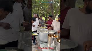 Free food at Basavatarakam Indo American Cancer Hospital freefood streetfoods helpneddy food [upl. by Ahsenev290]