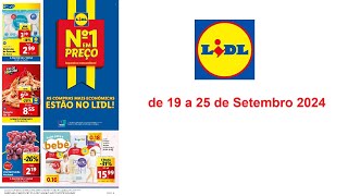 Folheto Lidl PT de 19 a 25 de Setembro 2024 [upl. by Viccora]