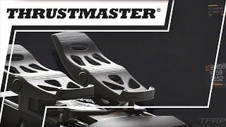 TFRP TFlight Rudder Pedals for a customized flight experience  Thrustmaster [upl. by Lubow]