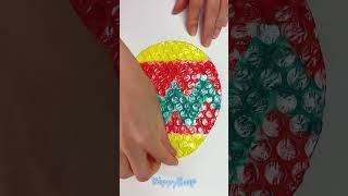 Drawing with Bubble wrap a Colorful Drawing for Kids🫧🌈 [upl. by Swiercz351]