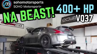 Make 400 WHEEL HP on an NA VQ37  The Combination You NEED  SOHO Motorsports TUNE [upl. by Stelle377]