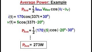 Electrical Engineering Ch 12 AC Power 4 of 38 What is Average Power [upl. by Pirzada260]