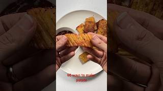 60 ways to make potatoes 23 accordion potato short cooking asmrcooking ASMR asmrsound [upl. by Ledua]