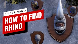 SpiderMan 2 How to Find the Rhino Easter Egg [upl. by Ssalguod606]