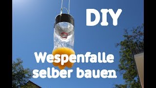 DIY Gartentipp Wespenfalle selber bauen [upl. by Hammerskjold]