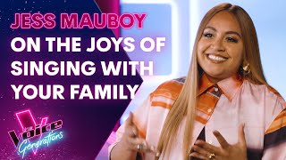 Jess Mauboys Musical Upbringing Coach Family Reflections  The Voice Australia [upl. by Tanney]