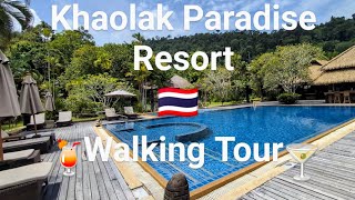 Tour Of Khao Lak Paradise Resort Beachfront Tropical Accommodation Built Into Hillside [upl. by Kirby]