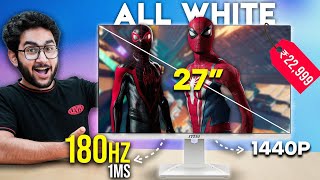 I Found Almost Perfect 1440P Gaming Monitor Under Rs25000  MSI MAG 274QRFW [upl. by Inor]