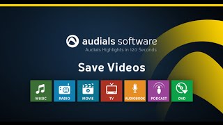 Audials 2016 in 120 Seconds Save Videos from Streaming Services [upl. by Loring130]