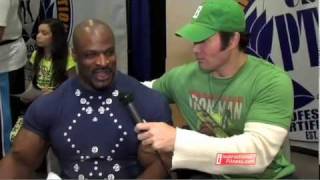 Mike OHearn interview Ronnie Coleman at LA Fitness Expo [upl. by Mesics]