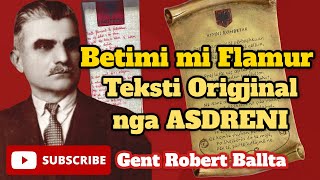 BETIMI MI FLAMUR  TEKSTI ORIGJINAL  ME MELODI  Himni Kombëtar Shqiptar ALBANIAN NATIONAL ANTHEM [upl. by Seafowl]