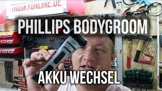 Philips Bodygroom TT204032 Bodygroom Pro Akku wechsel defekt [upl. by Pallaten746]